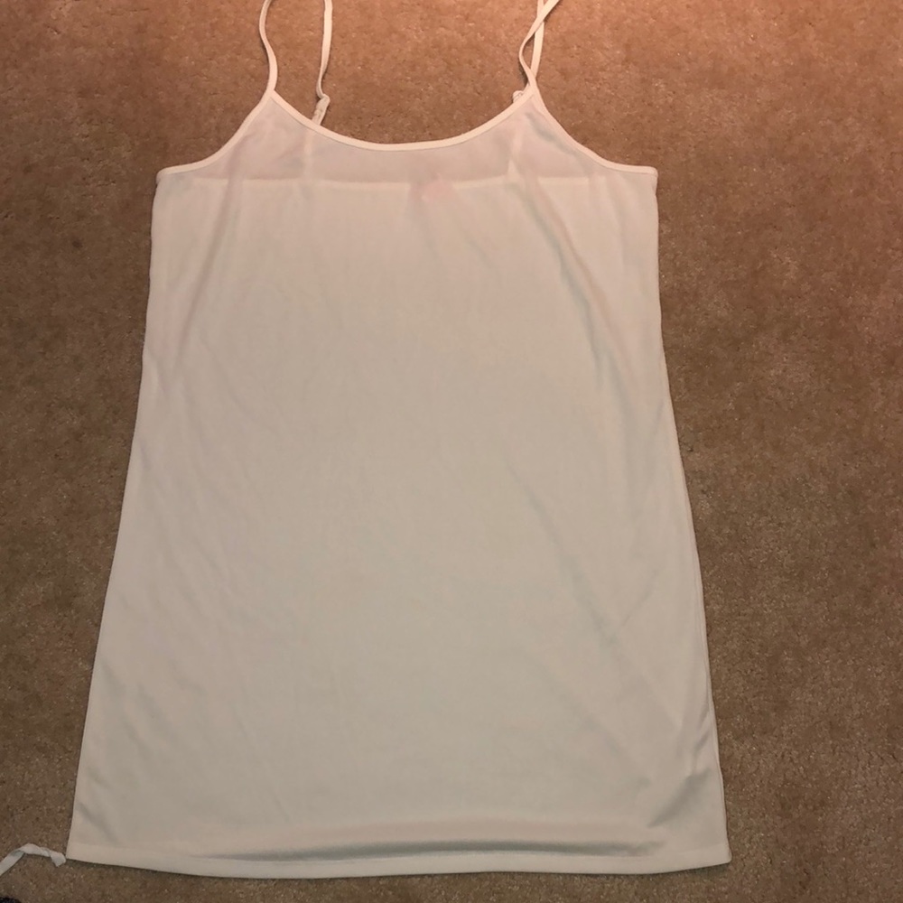 White slip dress
